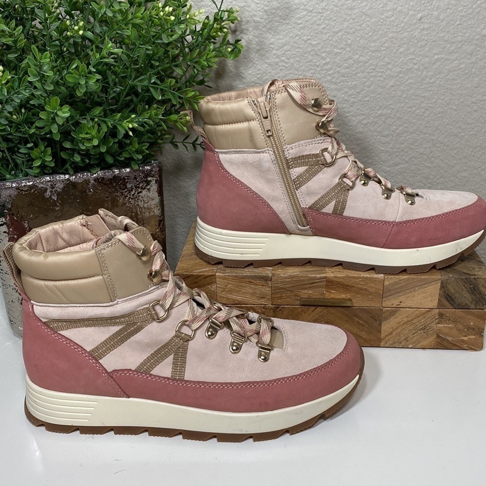 ALEX Marie Thayla High‎ Top Hiker Sneakers Rose Garden Size 9.5